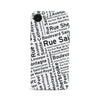 Montreal Street Names Canadiana Phone Case - White