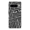 Google Pixel 8 Pro Montreal Street Names Canadiana Phone Case - Black