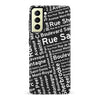 Samsung Galaxy S22 Plus Montreal Street Names Canadiana Phone Case - Black