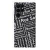 Samsung Galaxy S23 Ultra Montreal Street Names Canadiana Phone Case - Black