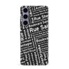 Samsung Galaxy S24 Plus Montreal Street Names Canadiana Phone Case - Black