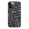 iPhone 13 Pro Max Montreal Street Names Canadiana Phone Case - Black