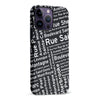 iPhone 14 Pro Max Montreal Street Names Canadiana Phone Case - Black