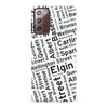 Samsung Galaxy Note 20 Ottawa Street Names Canadiana Phone Case - White
