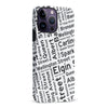 iPhone 14 Pro Max Ottawa Street Names Canadiana Phone Case - White