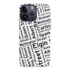 iPhone 14 Pro Max Ottawa Street Names Canadiana Phone Case - White