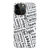 iPhone 15 Pro Max Ottawa Street Names Canadiana Phone Case - White