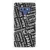 Samsung Galaxy Note 9 Ottawa Street Names Canadiana Phone Case - Black