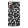 Samsung Galaxy Note 20 Ottawa Street Names Canadiana Phone Case - Black