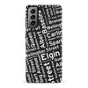 Samsung Galaxy S21 Plus Ottawa Street Names Canadiana Phone Case - Black
