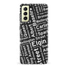 Samsung Galaxy S22 Plus Ottawa Street Names Canadiana Phone Case - Black