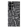 Samsung Galaxy S22 Ultra Ottawa Street Names Canadiana Phone Case - Black