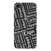 iPhone 7/8/SE Ottawa Street Names Canadiana Phone Case - Black