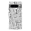 Google Pixel 8 Pro Quebec Street Names Canadiana Phone Case - White