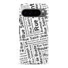 Google Pixel 9 Pro Quebec Street Names Canadiana Phone Case - White