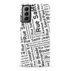 Samsung Galaxy S21 Plus Quebec Street Names Canadiana Phone Case - White