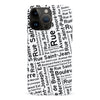 iPhone 15 Pro Max Quebec Street Names Canadiana Phone Case - White