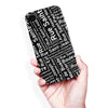 Québec Street Names Canadiana Phone Case - Black