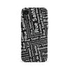 Québec Street Names Canadiana Phone Case - Black