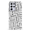 Samsung Galaxy S21 Ultra Toronto Street Names Canadiana Phone Case - White