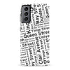 Samsung Galaxy S22 Toronto Street Names Canadiana Phone Case - White
