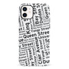 iPhone 12 Mini Toronto Street Names Canadiana Phone Case - White