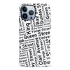 iPhone 12 Pro Toronto Street Names Canadiana Phone Case - White
