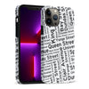 iPhone 13 Pro Max Toronto Street Names Canadiana Phone Case - White