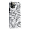 iPhone 13 Pro Max Toronto Street Names Canadiana Phone Case - White