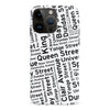 iPhone 15 Pro Max Toronto Street Names Canadiana Phone Case - White