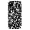 Google Pixel 4A Toronto Street Names Canadiana Phone Case - Black