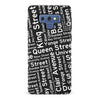 Samsung Galaxy Note 9 Toronto Street Names Canadiana Phone Case - Black