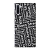 Samsung Galaxy Note 10 Toronto Street Names Canadiana Phone Case - Black