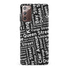 Samsung Galaxy Note 20 Toronto Street Names Canadiana Phone Case - Black