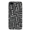 iPhone 8 Plus Toronto Street Names Canadiana Phone Case - Black