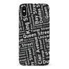 iPhone X/XS Toronto Street Names Canadiana Phone Case - Black