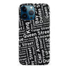 iPhone 12 Pro Max Toronto Street Names Canadiana Phone Case - Black