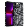 iPhone 13 Pro Max Toronto Street Names Canadiana Phone Case - Black