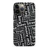 iPhone 13 Pro Max Toronto Street Names Canadiana Phone Case - Black