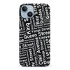 iPhone 14 Plus Toronto Street Names Canadiana Phone Case - Black