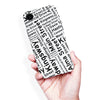 Vancouver Street Names Canadiana Phone Case - White