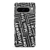 Google Pixel 8 Pro Vancouver Street Names Canadiana Phone Case - Black