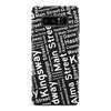 Samsung Galaxy Note 8 Vancouver Street Names Canadiana Phone Case - Black