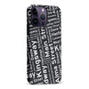 iPhone 14 Pro Max Vancouver Street Names Canadiana Phone Case - Black