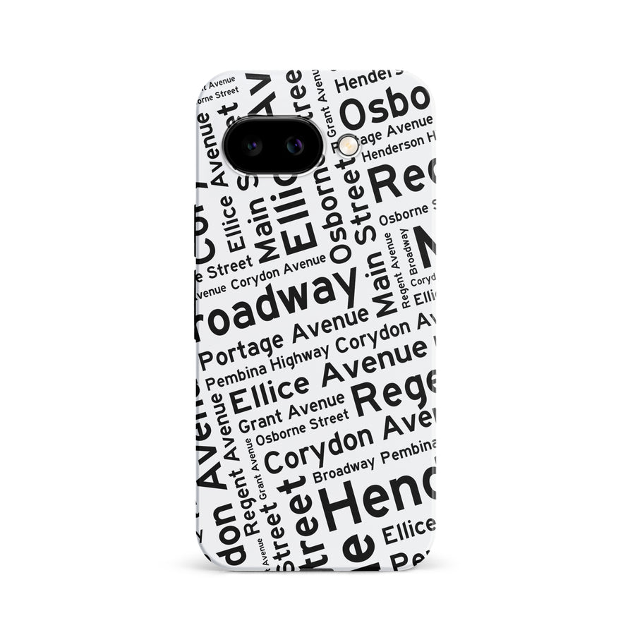Winnipeg Street Names Canadiana Phone Case - White