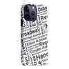 iPhone 14 Pro Max Winnipeg Street Names Canadiana Phone Case - White