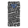 Samsung Galaxy Note 9 Winnipeg Street Names Canadiana Phone Case - Black