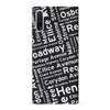 Samsung Galaxy Note 10 Winnipeg Street Names Canadiana Phone Case - Black