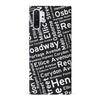 Samsung Galaxy Note 10 Plus Winnipeg Street Names Canadiana Phone Case - Black