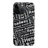 iPhone 15 Pro Max Winnipeg Street Names Canadiana Phone Case - Black